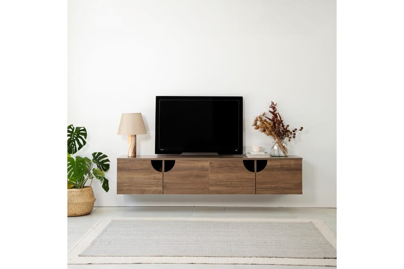 Tv-taso Grotte 180 cm - Pähkinä - Huonekalut - TV- & Mediakalusteet - Tv taso & Mediataso