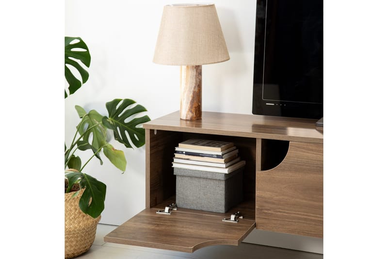Tv-taso Grotte 180 cm - Pähkinä - Huonekalut - TV- & Mediakalusteet - Tv taso & Mediataso