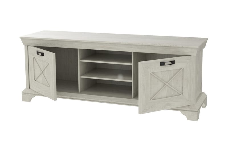 TV-taso Hareholme 147 cm - Valkoinen - Huonekalut - TV- & Mediakalusteet - Tv taso & Mediataso
