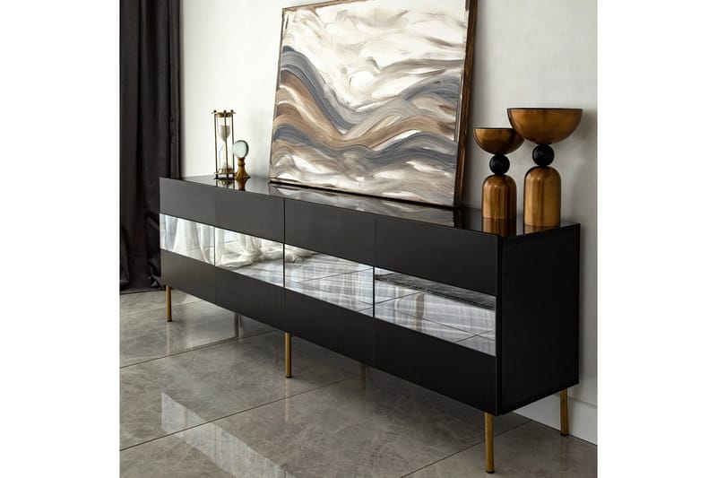 Tv-taso Haripala 180 cm - Harmaa - Huonekalut - TV- & Mediakalusteet - Tv taso & Mediataso