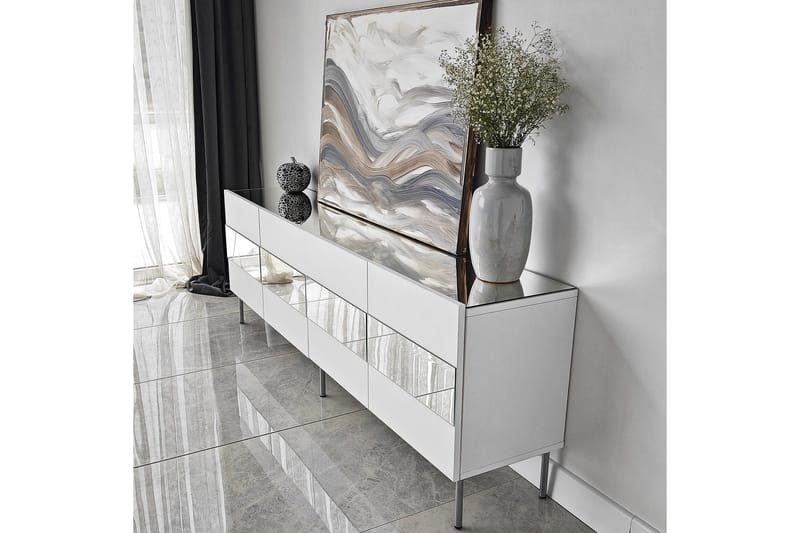 Tv-taso Haripala 180 cm - Hopea - Huonekalut - TV- & Mediakalusteet - Tv taso & Mediataso