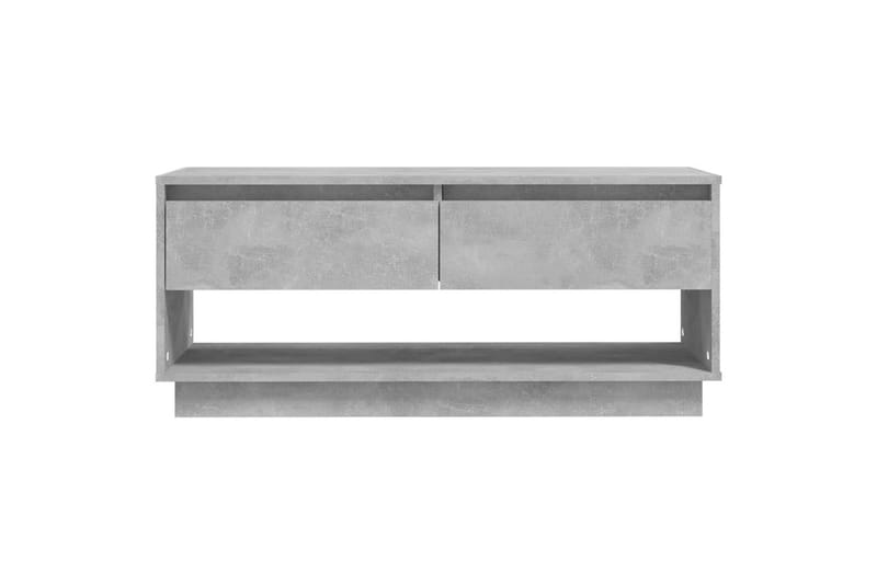 TV-taso harmaa 102x41x44 cm lastulevy - Harmaa - Huonekalut - TV- & Mediakalusteet - Tv taso & Mediataso