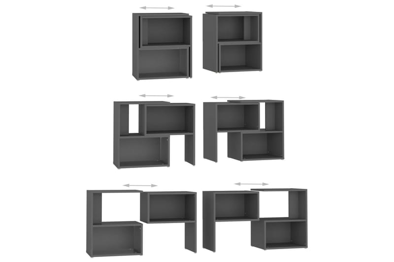TV-taso harmaa 104x30x52 cm lastulevy - Harmaa - Huonekalut - TV- & Mediakalusteet - Tv taso & Mediataso