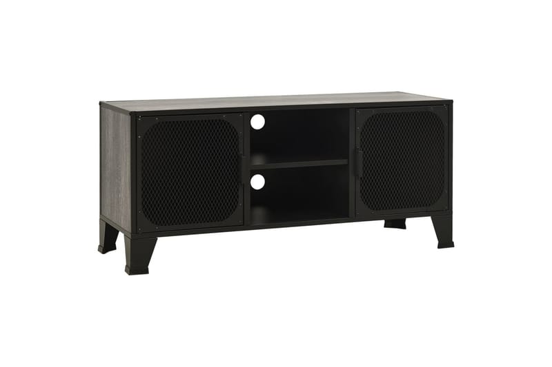 TV-taso harmaa 105x36x47 cm metalli ja MDF - Harmaa - Huonekalut - TV- & Mediakalusteet - Tv taso & Mediataso