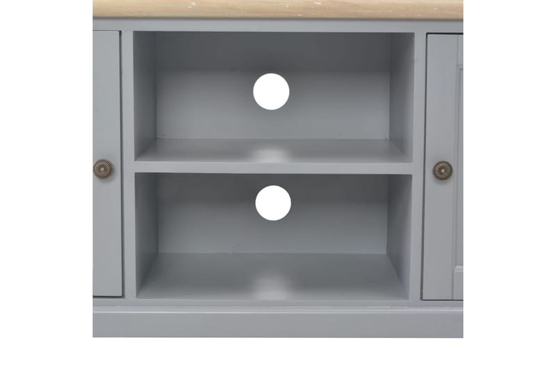 TV-taso harmaa 120x30x40 cm puu - Harmaa - Huonekalut - TV- & Mediakalusteet - Tv taso & Mediataso