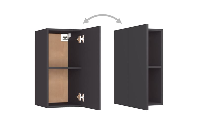 TV-taso harmaa 30,5x30x60 cm lastulevy - Huonekalut - TV- & Mediakalusteet - Tv taso & Mediataso