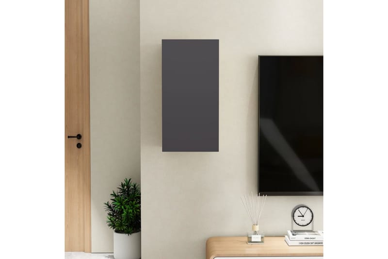 TV-taso harmaa 30,5x30x60 cm lastulevy - Huonekalut - TV- & Mediakalusteet - Tv taso & Mediataso