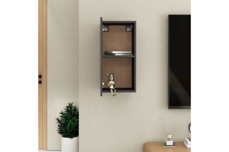 TV-taso harmaa 30,5x30x60 cm lastulevy - Huonekalut - TV- & Mediakalusteet - Tv taso & Mediataso