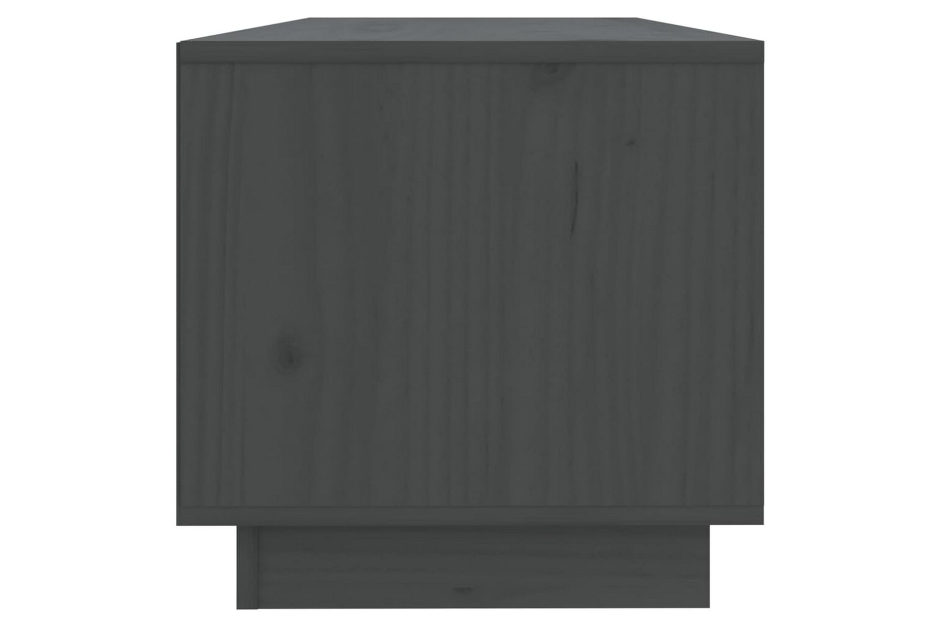 TV-taso harmaa 90x35x35 cm täysi mänty - Harmaa - Huonekalut - TV- & Mediakalusteet - Tv taso & Mediataso