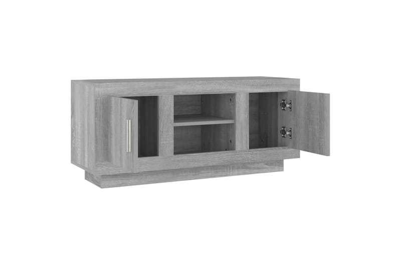 TV-taso harmaa Sonoma 102x35x45 cm tekninen puu - Harmaa - Huonekalut - TV- & Mediakalusteet - Tv taso & Mediataso