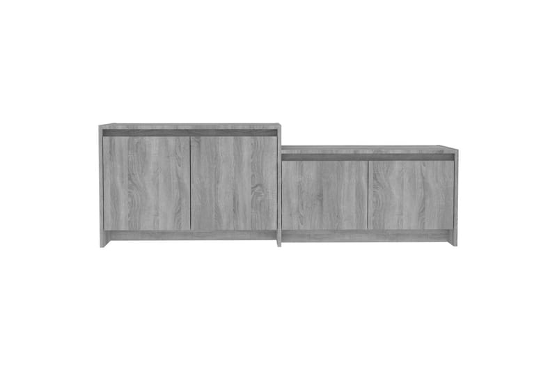 TV-taso harmaa Sonoma 146,5x35x50 cm lastulevy - Harmaa - Huonekalut - TV- & Mediakalusteet - Tv taso & Mediataso