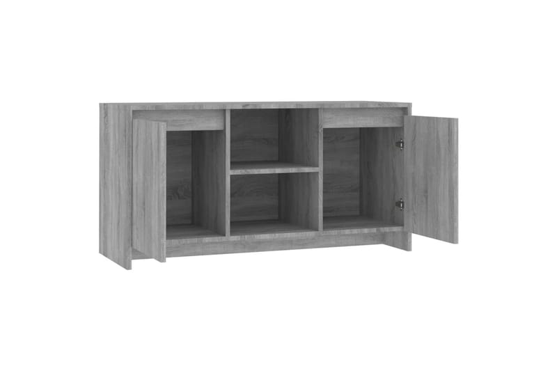 TV-taso harmaa Sonoma-tammi 102x37,5x52,5 cm lastulevy - Harmaa - Huonekalut - TV- & Mediakalusteet - Tv taso & Mediataso