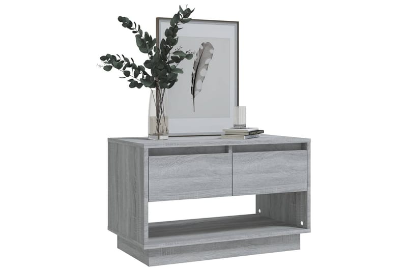 TV-taso harmaa Sonoma-tammi 70x41x44 cm lastulevy - Harmaa - Huonekalut - TV- & Mediakalusteet - Tv taso & Mediataso