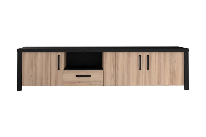 TV-taso Havdar 210 cm - Ruskea/Musta - Huonekalut - TV- & Mediakalusteet - Tv taso & Mediataso