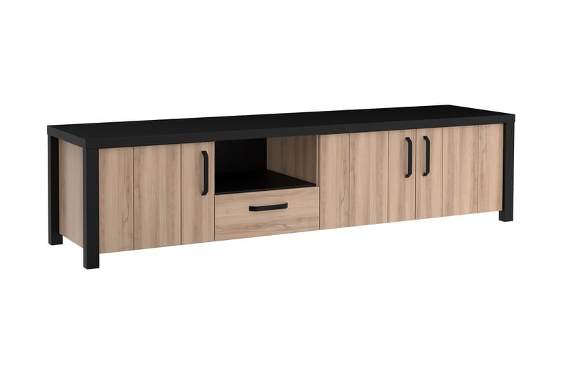 TV-taso Havdar 210 cm, Ruskea/Musta