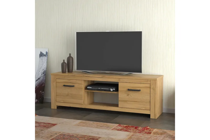 TV-taso Hemdean 161 cm - Ruskea - Huonekalut - TV- & Mediakalusteet - Tv taso & Mediataso