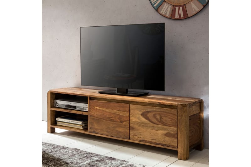 TV-taso Hillingdon 140 cm - Puu/Luonnonväri - Huonekalut - TV- & Mediakalusteet - Tv taso & Mediataso