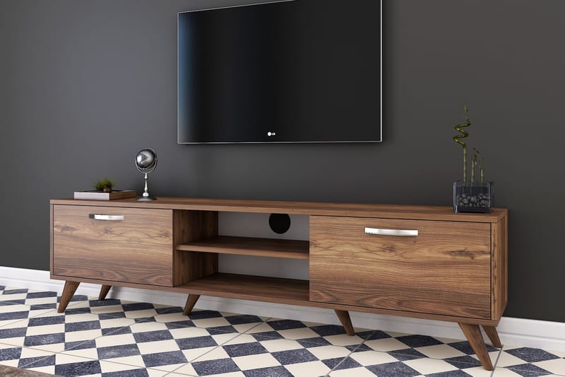 TV-taso Horveryd 180 cm - Ruskea - Huonekalut - TV- & Mediakalusteet - Tv taso & Mediataso