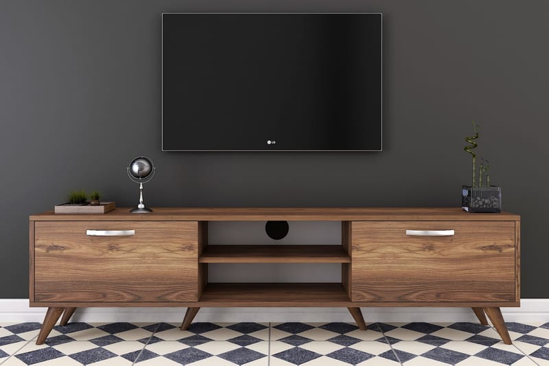 TV-taso Horveryd 180 cm - Ruskea - Huonekalut - TV- & Mediakalusteet - Tv taso & Mediataso
