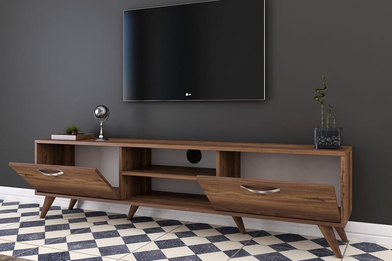 TV-taso Horveryd 180 cm - Ruskea - Huonekalut - TV- & Mediakalusteet - Tv taso & Mediataso