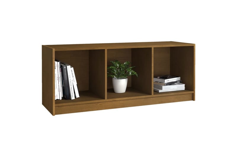 TV-taso hunajanruskea 104x33x41 cm täysi mänty - Ruskea - Huonekalut - TV- & Mediakalusteet - Tv taso & Mediataso