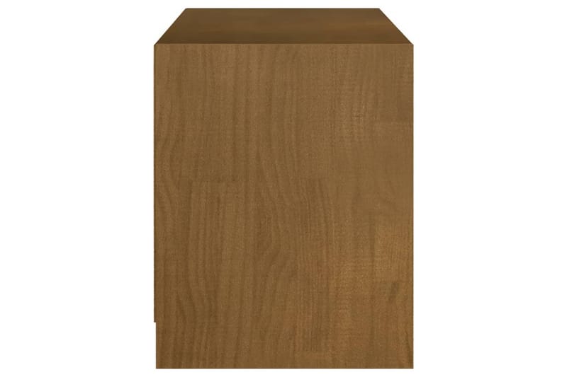 TV-taso hunajanruskea 104x33x41 cm täysi mänty - Ruskea - Huonekalut - TV- & Mediakalusteet - Tv taso & Mediataso
