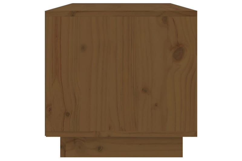 TV-taso hunajanruskea 60x35x35 cm täysi mänty - Ruskea - Huonekalut - TV- & Mediakalusteet - Tv taso & Mediataso