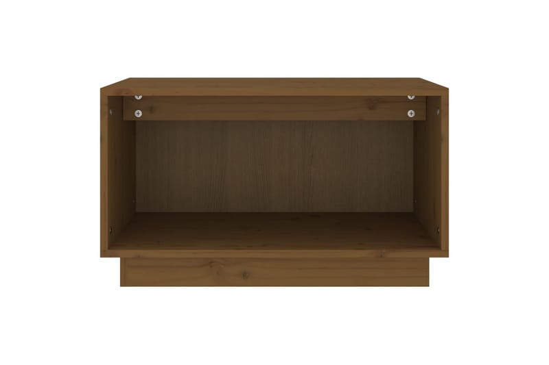 TV-taso hunajanruskea 60x35x35 cm täysi mänty - Ruskea - Huonekalut - TV- & Mediakalusteet - Tv taso & Mediataso