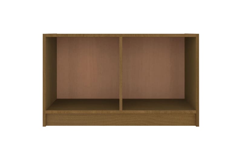TV-taso hunajanruskea 70x33x42 cm täysi mänty - Ruskea - Huonekalut - TV- & Mediakalusteet - Tv taso & Mediataso