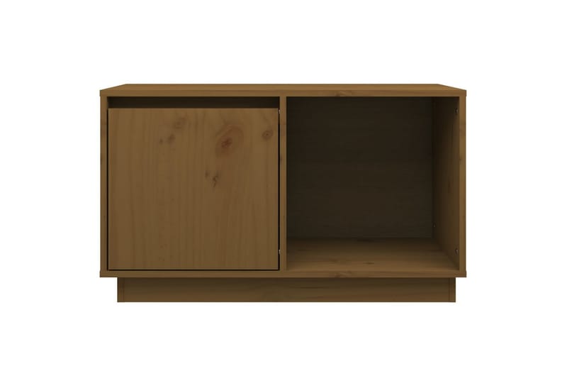 TV-taso hunajanruskea 74x35x44 cm täysi mänty - Ruskea - Huonekalut - TV- & Mediakalusteet - Tv taso & Mediataso