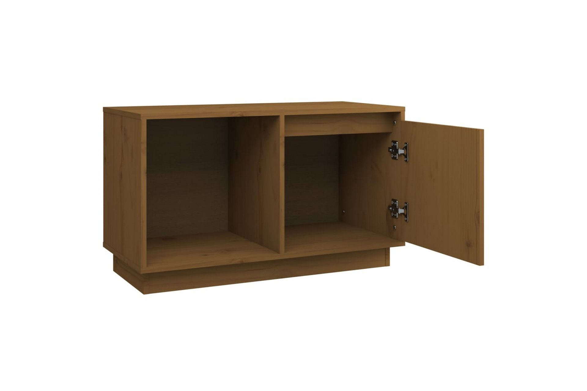 TV-taso hunajanruskea 74x35x44 cm täysi mänty - Ruskea - Huonekalut - TV- & Mediakalusteet - Tv taso & Mediataso