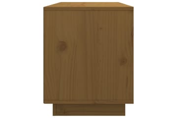 TV-taso hunajanruskea 74x35x44 cm täysi mänty - Ruskea - Huonekalut - TV- & Mediakalusteet - Tv taso & Mediataso