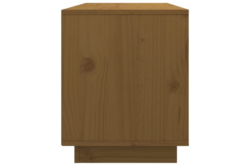 TV-taso hunajanruskea 74x35x44 cm täysi mänty - Ruskea - Huonekalut - TV- & Mediakalusteet - Tv taso & Mediataso