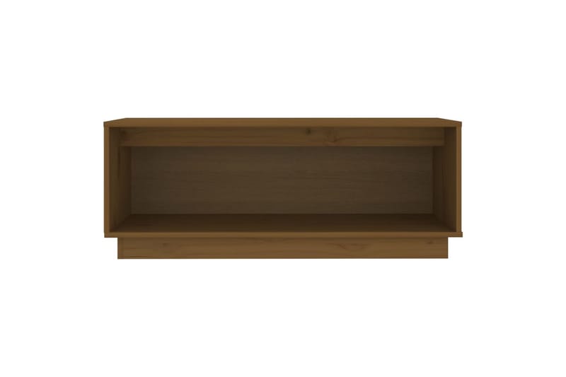 TV-taso hunajanruskea 90x35x35 cm täysi mänty - Ruskea - Huonekalut - TV- & Mediakalusteet - Tv taso & Mediataso