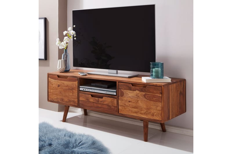 TV-taso Huntscarth 135 cm - Puu/Luonnonväri - Huonekalut - TV- & Mediakalusteet - Tv taso & Mediataso