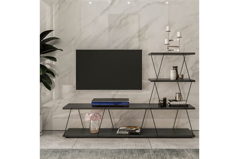 TV-taso Igazz 150 cm - Antrasiitti - Huonekalut - TV- & Mediakalusteet - Tv taso & Mediataso