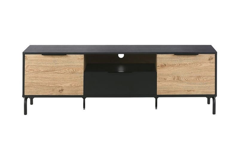 TV-taso Islington 160x41 cm - Musta/vaaleanruskea - Huonekalut - TV- & Mediakalusteet - Tv taso & Mediataso