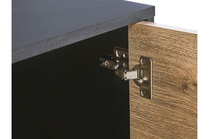 TV-taso Islington 160x41 cm - Musta/vaaleanruskea - Huonekalut - TV- & Mediakalusteet - Tv taso & Mediataso