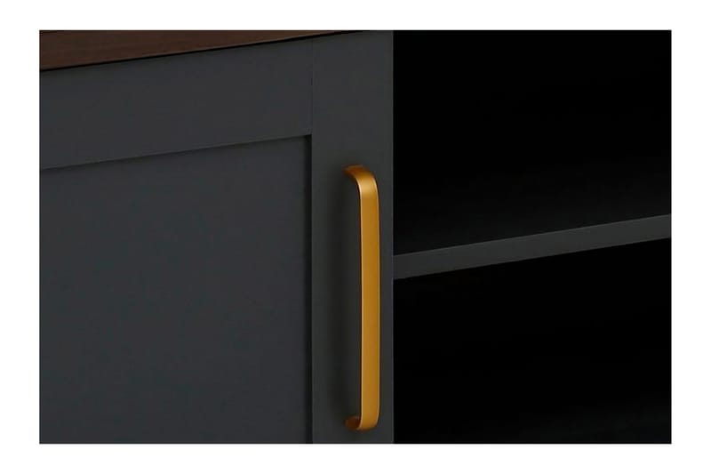 TV-taso Kahelie 160x39 cm - Musta - Huonekalut - TV- & Mediakalusteet - Tv taso & Mediataso