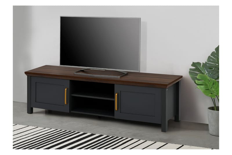 TV-taso Kahelie 160x39 cm - Musta - Huonekalut - TV- & Mediakalusteet - Tv taso & Mediataso
