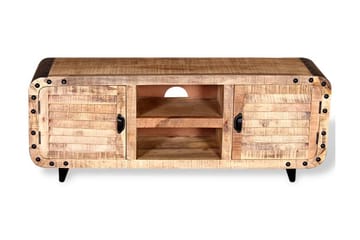 TV-taso Karkea mangopuu 120x30x50 cm - Ruskea - Huonekalut - TV- & Mediakalusteet - Tv taso & Mediataso