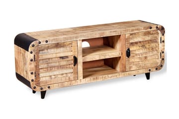 TV-taso Karkea mangopuu 120x30x50 cm - Ruskea - Huonekalut - TV- & Mediakalusteet - Tv taso & Mediataso
