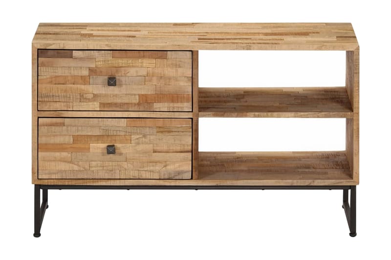 TV-taso kierrätetty tiikki 90x30x55 cm - Ruskea - Huonekalut - TV- & Mediakalusteet - Tv taso & Mediataso