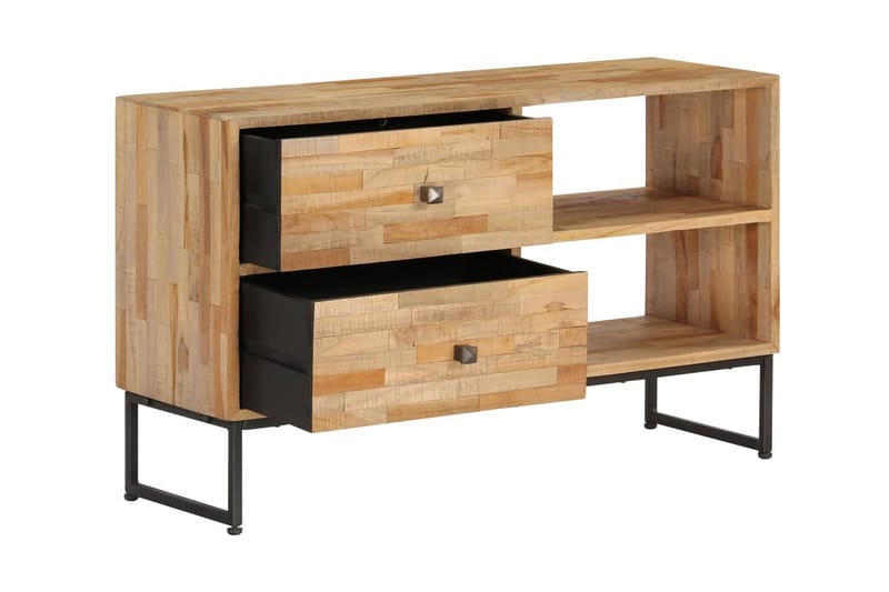 TV-taso kierrätetty tiikki 90x30x55 cm - Ruskea - Huonekalut - TV- & Mediakalusteet - Tv taso & Mediataso