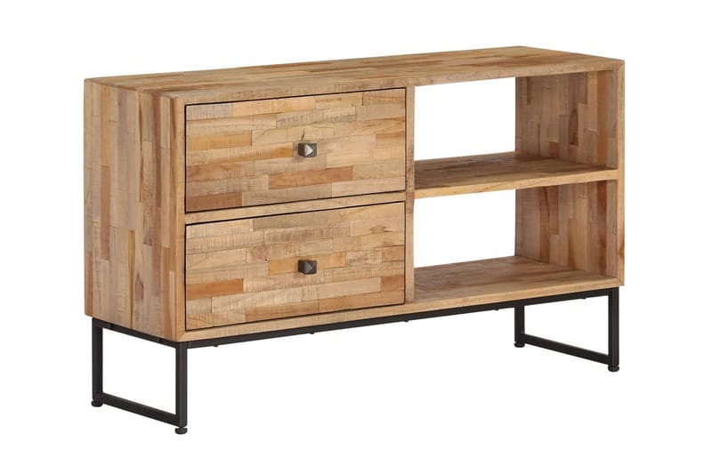 TV-taso kierrätetty tiikki 90x30x55 cm - Ruskea - Huonekalut - TV- & Mediakalusteet - Tv taso & Mediataso
