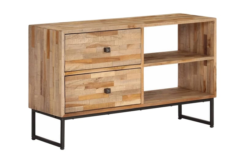 TV-taso kierrätetty tiikki 90x30x55 cm - Ruskea - Huonekalut - TV- & Mediakalusteet - Tv taso & Mediataso