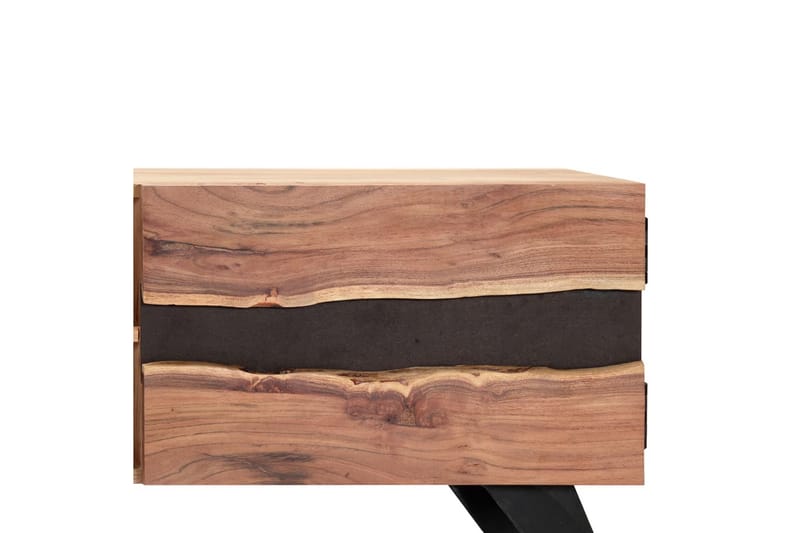TV-taso kiinteä akaasiapuu 140x30x45 cm - Ruskea - Huonekalut - TV- & Mediakalusteet - Tv taso & Mediataso