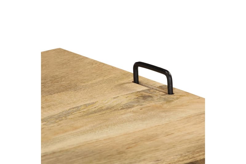 TV-taso kiinteä mangopuu 110x35x45 cm - Ruskea - Huonekalut - TV- & Mediakalusteet - Tv taso & Mediataso