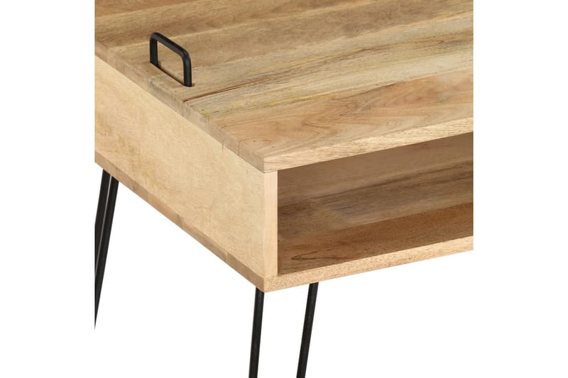 TV-taso kiinteä mangopuu 110x35x45 cm - Ruskea - Huonekalut - TV- & Mediakalusteet - Tv taso & Mediataso