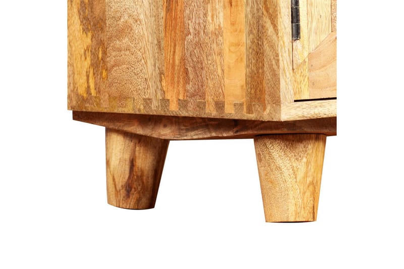 TV-taso kiinteä mangopuu 118x35x40 cm - Ruskea - Huonekalut - TV- & Mediakalusteet - Tv taso & Mediataso